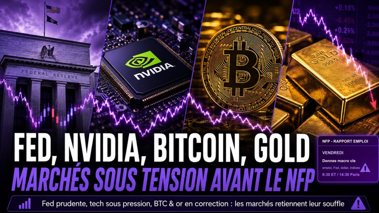 Fed, Nvidia, Bitcoin et Gold sous tension avant le rapport NFP